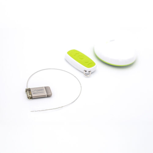 The Axonics System device, charger, and case.