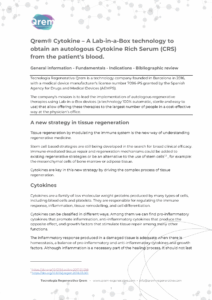 Qrem® Cytokine – A Lab-in-a-Box technology