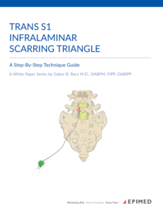 Epimed – Trans S1 Infralaminar Scarring Triangle